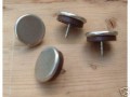 28 mm Metallgleiter mit Puffer f�r Teppich 4 St�ck